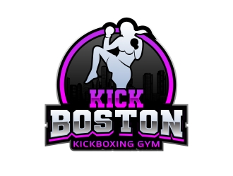 Kick-Boston logo design by totoy07