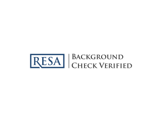 RESA Background Check Verified  logo design by pel4ngi