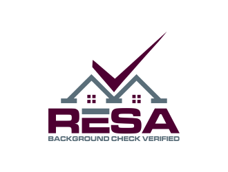 RESA Background Check Verified  logo design by ROSHTEIN
