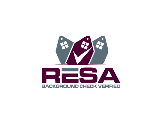 RESA Background Check Verified  logo design by ROSHTEIN