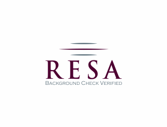 RESA Background Check Verified  logo design by Dianasari
