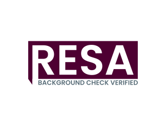 RESA Background Check Verified  logo design by pakNton