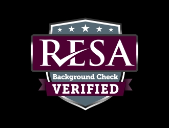 RESA Background Check Verified  logo design by sgt.trigger