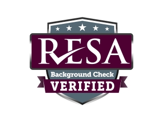 RESA Background Check Verified  logo design by sgt.trigger