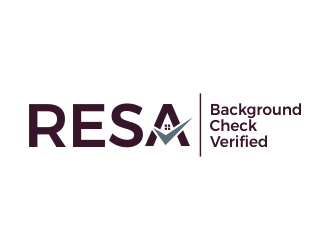 RESA Background Check Verified  logo design by creator_studios