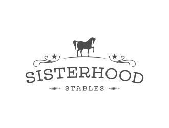Sisterhood Stables logo design by DiDdzin