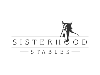 Sisterhood Stables logo design by DiDdzin