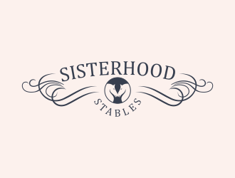 Sisterhood Stables logo design by DiDdzin
