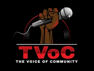 The Voice of Community (TVoC) logo design by DreamLogoDesign