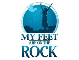 Standing on the Rock or Dancing in the Rain logo design by fries