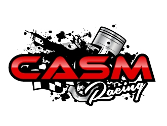 CASM RACING logo design by ElonStark