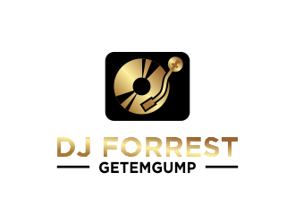 DJ Forrest Getemgump logo design by done
