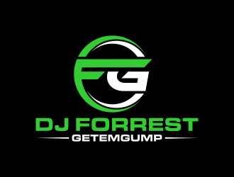 DJ Forrest Getemgump logo design by qqdesigns
