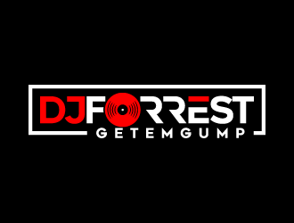 DJ Forrest Getemgump logo design by denfransko