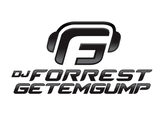 DJ Forrest Getemgump logo design by megalogos