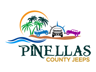 Pinellas County Jeeps logo design by ROSHTEIN