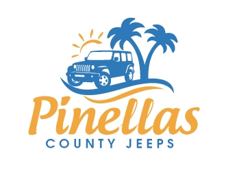 Pinellas County Jeeps logo design by ElonStark