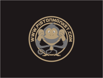www.pistonmonkey.com logo design by Dianasari