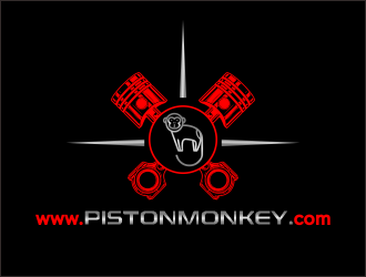 www.pistonmonkey.com logo design by ROSHTEIN