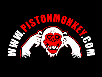 www.pistonmonkey.com logo design by BeDesign