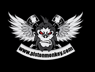 www.pistonmonkey.com logo design by nikkl