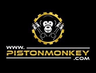 www.pistonmonkey.com logo design by MAXR