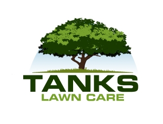 Tanks Lawn Care logo design by ElonStark