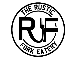 The rustic fork eatery  logo design by axel182