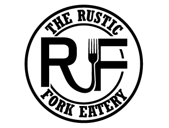 The rustic fork eatery  logo design by axel182