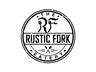 The rustic fork eatery  logo design by J0s3Ph