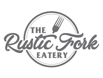 The rustic fork eatery  logo design by ElonStark