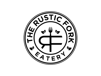 The rustic fork eatery  logo design by done