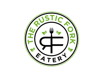 The rustic fork eatery  logo design by done