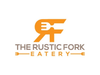 The rustic fork eatery  logo design by adwebicon