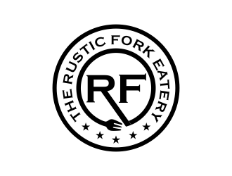 The rustic fork eatery  logo design by kopipanas