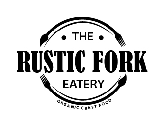 The rustic fork eatery  logo design by ZQDesigns