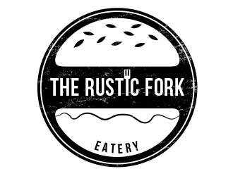 The rustic fork eatery  logo design by BeDesign