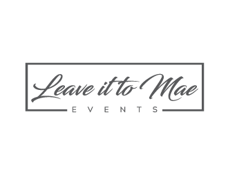 Leave It To Mae Events logo design by JoeShepherd