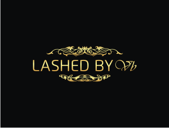 Lashed By VB  logo design by mbamboex