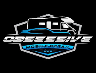 Obsessive Mobile Detail LLC logo design by daywalker