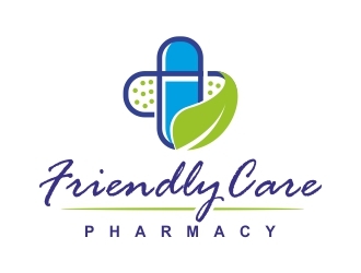FriendlyCare Pharmacy logo design by ruki