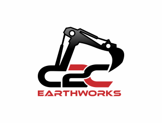 C2C earthworks logo design by hidro