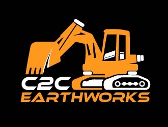 C2C earthworks logo design by shravya