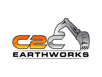 C2C earthworks logo design by dibyo