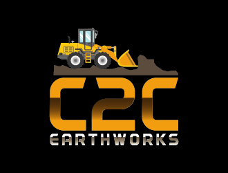 C2C earthworks logo design by czars