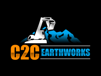 C2C earthworks logo design by ingepro