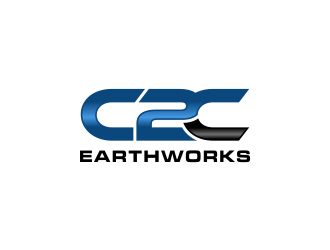 C2C earthworks logo design by haidar