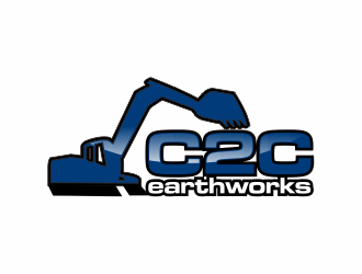 C2C earthworks logo design by ammad