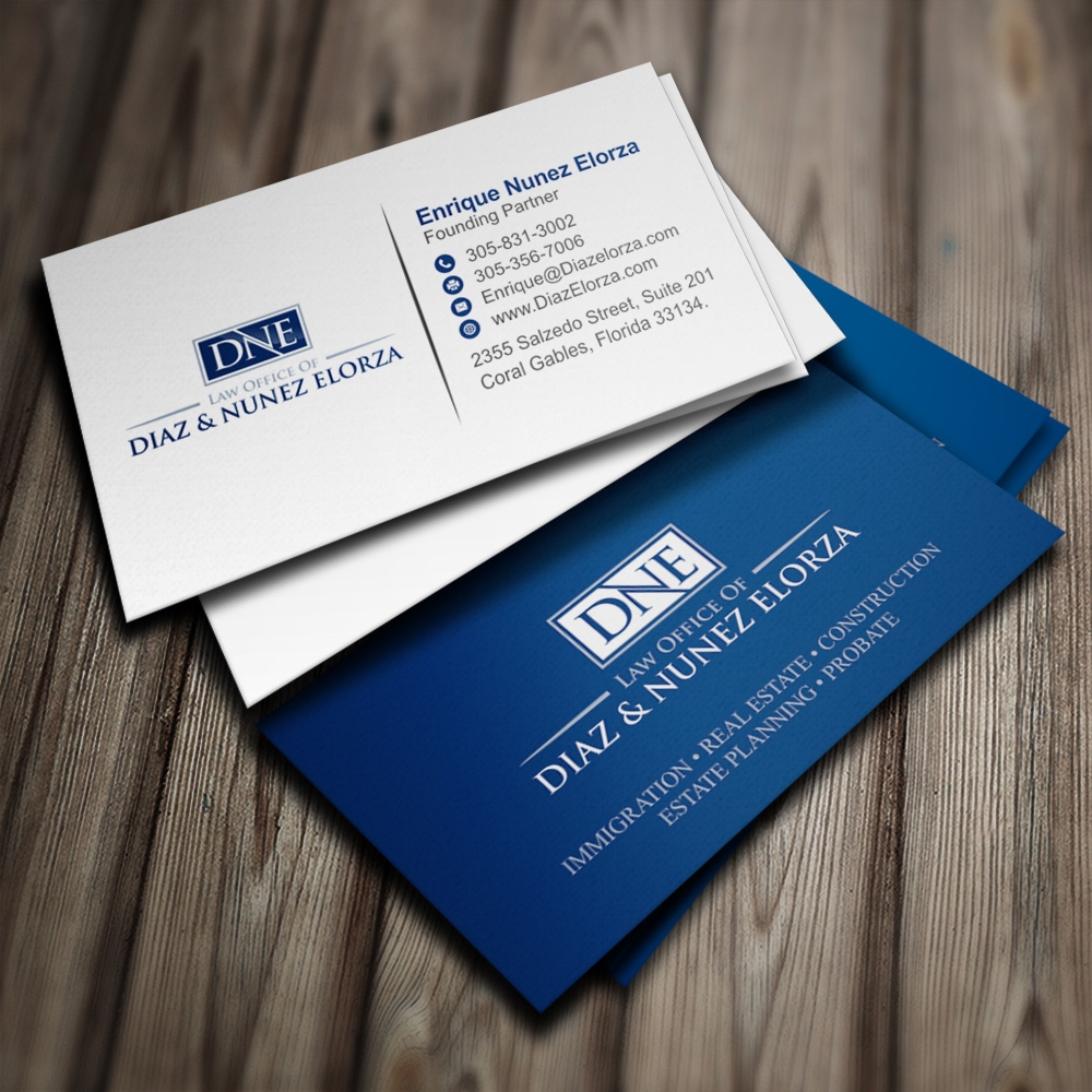 Law Office of Diaz & Nunez Elorza logo design by Kindo