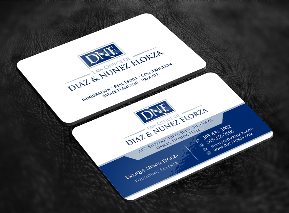 Law Office of Diaz & Nunez Elorza logo design by abss
